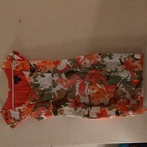 Fitted floral dress by connected apparel